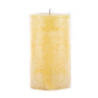 6" x 3.25" Yellow Timber Pillar Candle