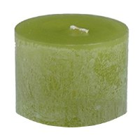 3" x 3.25" Green Grape Timber Pillar Candle