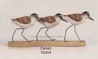 12" Sandpiper Trio Tabletop Sculpture