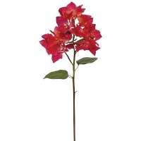 19" Faux Pink Artificial Bougainvillea Spray