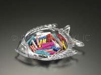 6" Clear Acrylic Fish Dish