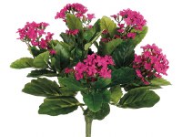 14" Faux Fuchsia Artificial Kalanchoe Bush