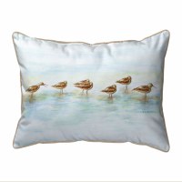 10" x 12" Avocet Flock Indoor and Outdoor Pillow