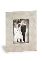 7" x 5" White Capiz Shell Photo Frame
