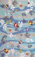 3 ft. 3 in. x 5 ft. 3 in. Blue Fish Sonesta Rug