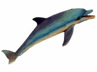 20" Jumping Blue Dolphine Figurine