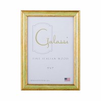 5" x 7" Metallic Gold and Seafoam Green Photo Frame