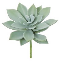 5" Faux Sage Green Artificial Sword Leaf Succulent