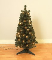 24" Electric Light Up Faux Balsam Pine Tree 24" Electric Light Up Faux Balsam Pine Tree