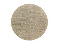 14" Round Linen Color Trace Basketweave Placemat