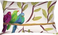 13" x 18" Multicolor Birds Trio Pillow