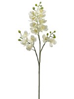 31" Faux White Artificial Mini Phalaenopsis Spray