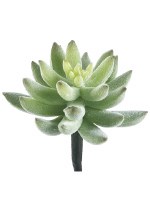 4" Faux Frosted Green Artificial Agave