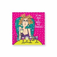 5" Square I Need My Glasses Beverage Napkins