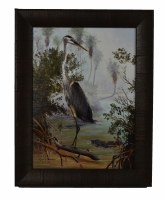 18" x 14" Great Blue Heron Framed Print