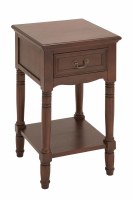 29" Brown 1 Drawer End Table