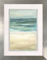 42" x 33" Tranquil Sea 2 Framed Print Under Glass