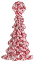 7" Red and White Faux Peppermint Candy Tree