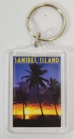 Sanibel Island Palm Tree Sunset Key Chian