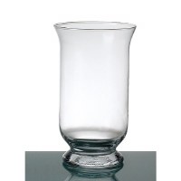 12" Clear Glass Hurricane