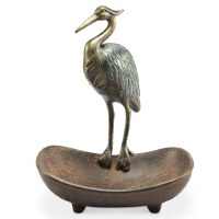 7" Heron Soap Dish