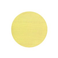 14" Round Yellow Trace Basketweave Placemat