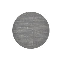 14" Round Gray Trace Basketweave Placemat