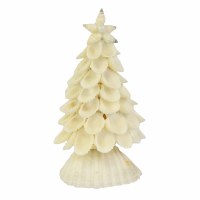 4.5" White Shell Christmas Tree Decoration