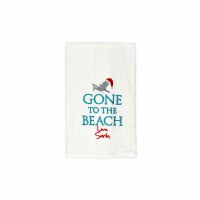 27" x 18" Santa Gone To The Beach Kitchen Towel