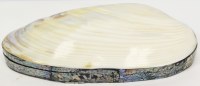 11" White Clam Shell Box