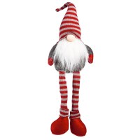18" Gray & Red Nose Santa Plush 18" Gray & Red Nose Santa Plush