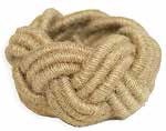 Woven Burlap Cord Napkin Ring