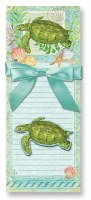 8" Blue and Green Sea Turtle Magnetic Notepad Set