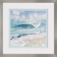 31" Square Ocean Reflections 1 Framed Print Under Glass