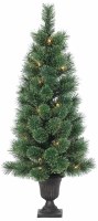 42" Warm White 50 Light Electric Tree in Square Planter 42" Warm White 50 Light Electric Tree in Square Planter