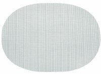13" x 19" Oval Silver Linnea Placemat