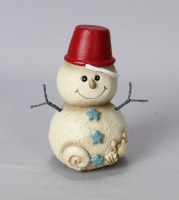 5" Sun & Sand Snowman Figurine