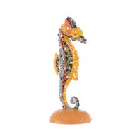 5" Multicolor Mosaic Seahorse Figurine