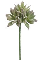 10" Faux Gray Green Artificial Three Headed Sedum Spray