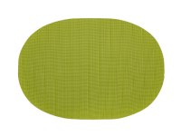 13" x 19" Oval Green Linnea Placemat