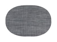 13" x 19" Oval Black Rio Placemat
