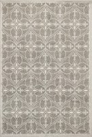 59" x 39" Bentley Gray Lucia Outdoor Rug