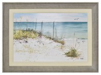 33" x 45" Beachside 1 Gel Textured Print with No Glass