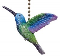 3" Hummingbird Fan Pull