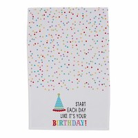 28" x 18" Each Day It's Your Birthday Kitchen Towel