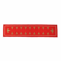16" x 67" Red and Green Christmas Tree Runner