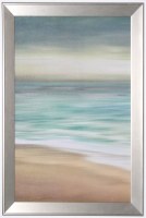 42" x 29" Beach Horizon In Silver Frame