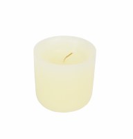 3" x 3" Ivory Luminary Pillar Candle