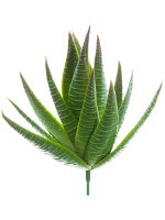 6" Faux Green Soft Artificial Aloe Succulent Spray