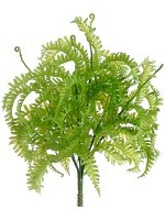 10" Green Artificial Soft Mini Fern Bush